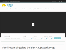 Tablet Screenshot of campingoaseprag.de
